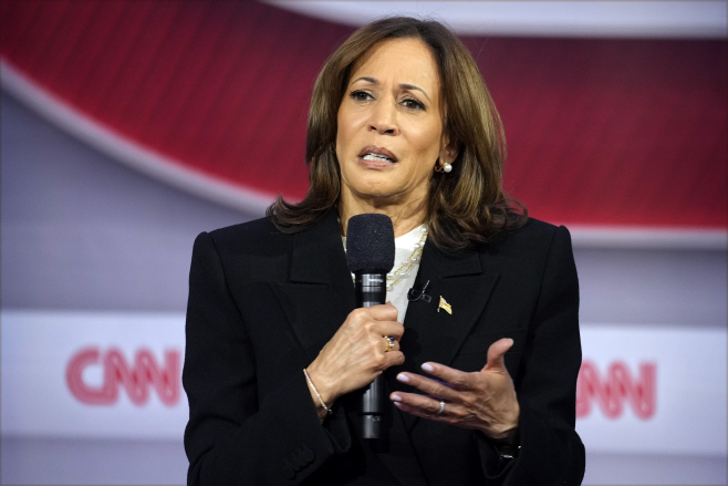 Election 2024 Harris <YONHAP NO-5337> (AP)