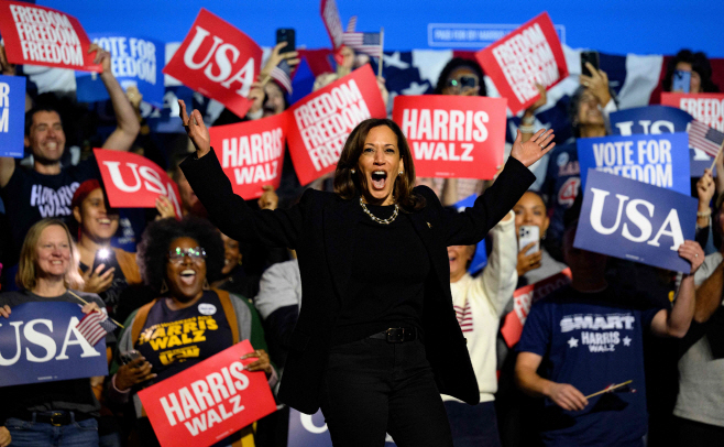 US-DEMOCRATIC-PRESIDENTIAL-NOMINEE-VICE-PRESIDENT-HARRIS-CAMPAIG