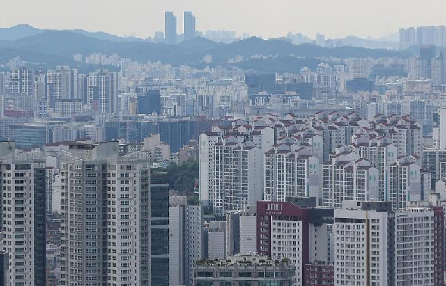 서울의 한 아파트 밀집지역 전경