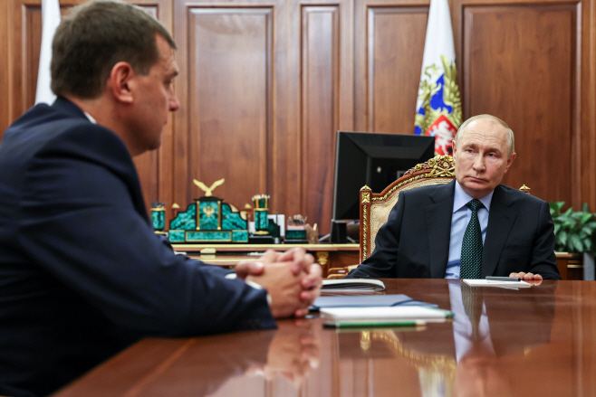 Russian President Putin meets with Zaporozhye Region Head Balitsky