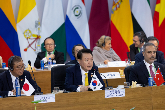 윤석열 대통령, G20 정상회의 제1세션 발언