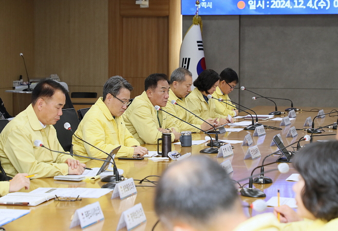 정장선 평택시장, 비상계엄 후폭풍에 위기관리 철저 약속