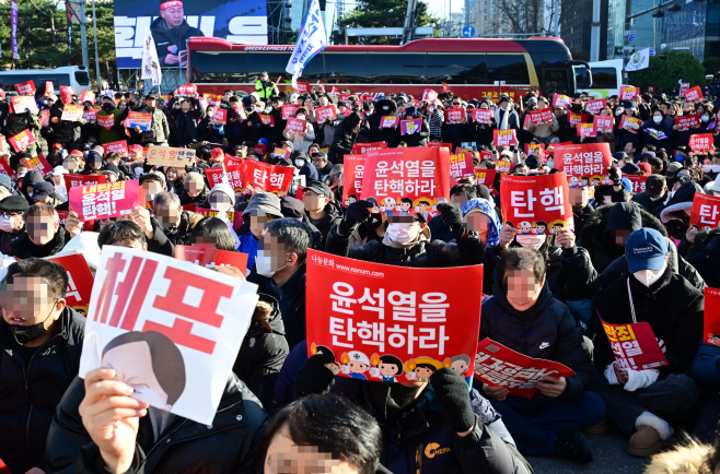 [포토] '尹 탄핵·체포 촉구'