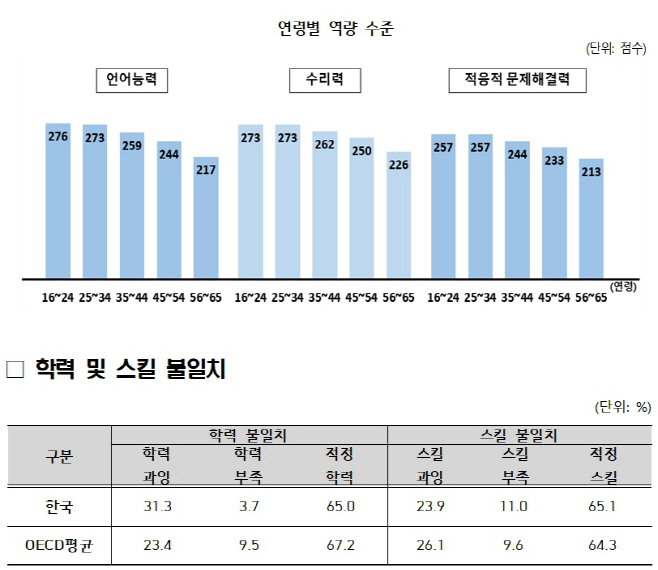 연령별 역량