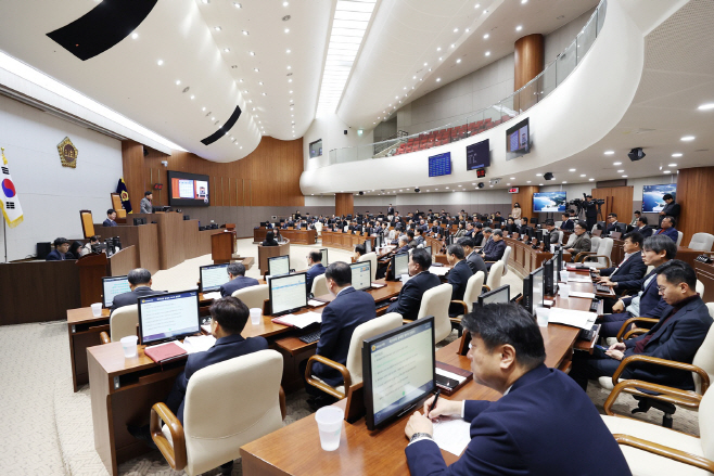 충남도의회, 제356회 정례회 109개 안건 처리 후 폐회