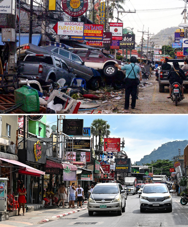 COMBO-THAILAND-TSUNAMI-ANNIVERSARY <YONHAP NO-1365> (AFP)