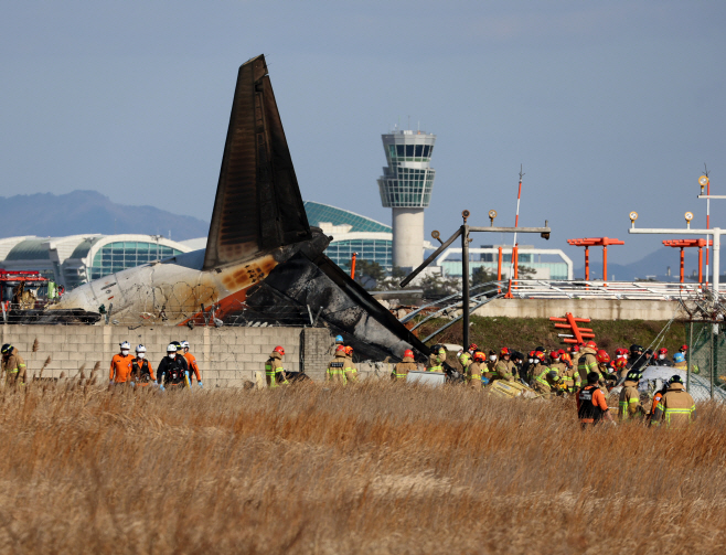 무안공항 여객기 사고<YONHAP NO-1134>