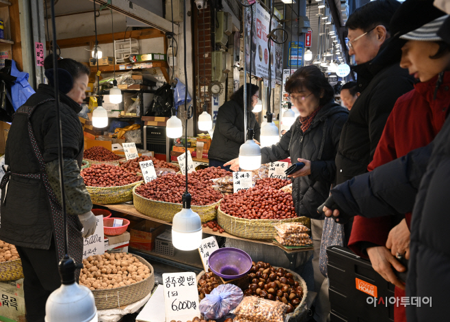 설 앞둔 경동시장