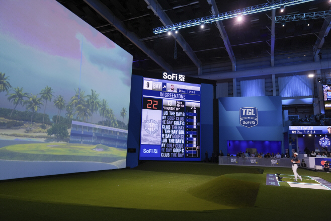 Indoor Golf <YONHAP NO-3465> (AP)