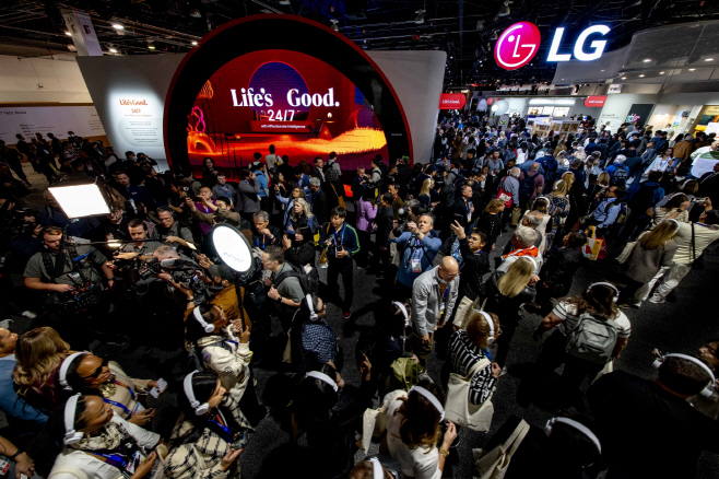 [사진1] LG전자 CES 2025 전시장