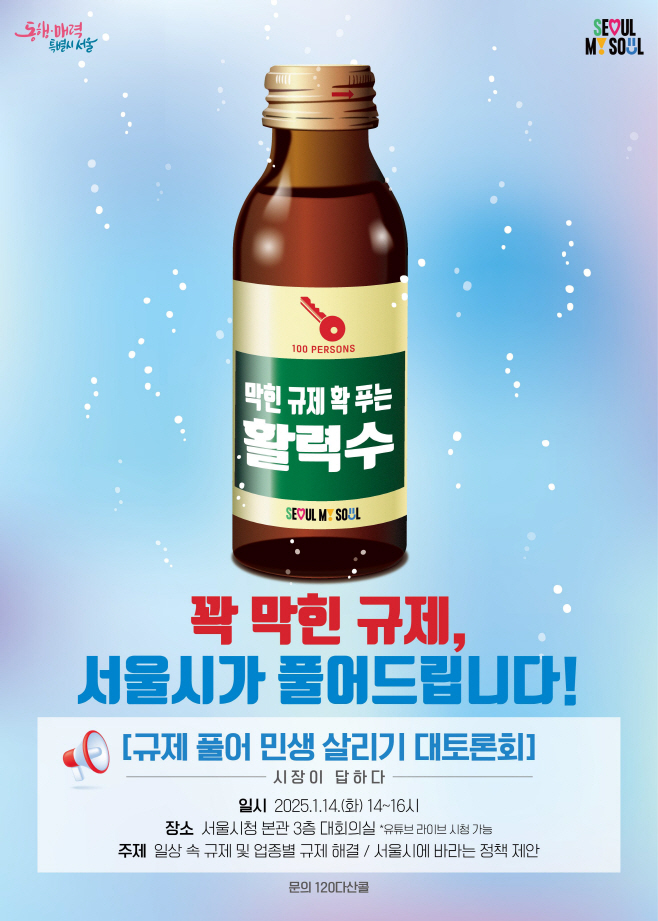 규제 풀어 민생 살리기 대토론회 개요