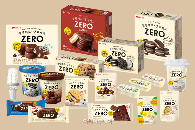 사진_롯데웰푸드 제로(ZERO) 제품 19종 이미지