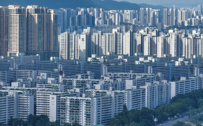 서울 시내 아파트 밀집지역 전경