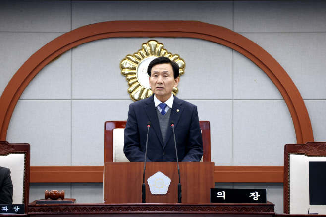 20250116 제296회 진안군의회 임시회 개회