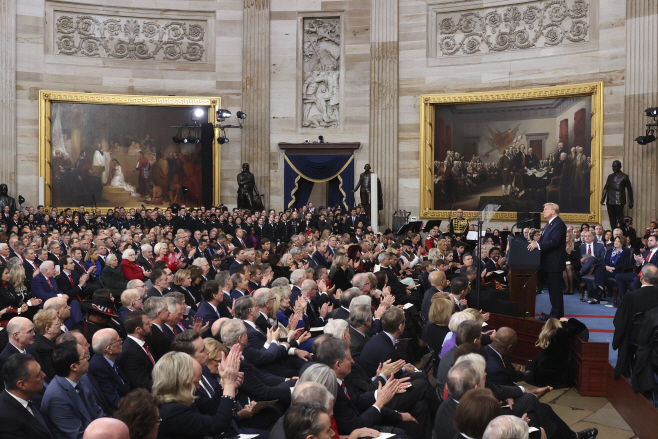 APTOPIX Trump Inauguration <YONHAP NO-2705> (AP)