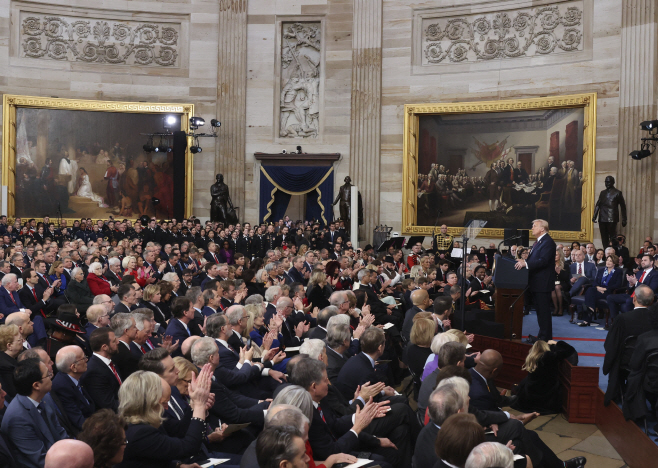 Trump Inauguration <YONHAP NO-5509> (AP)