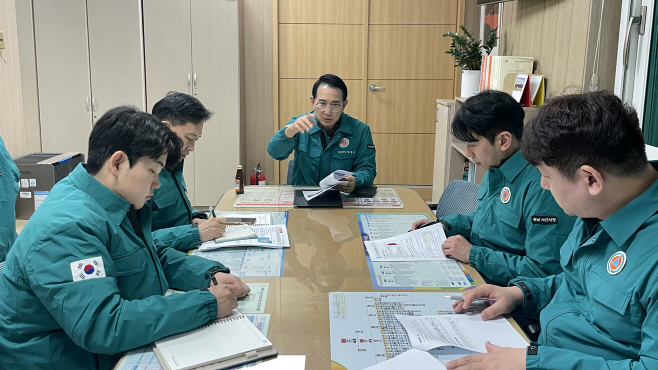 이완섭 서산시장, 설 연휴 비상근무자 격려