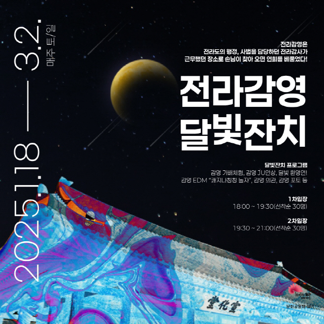 전라감영에서 만나는 흥겨운 시간,