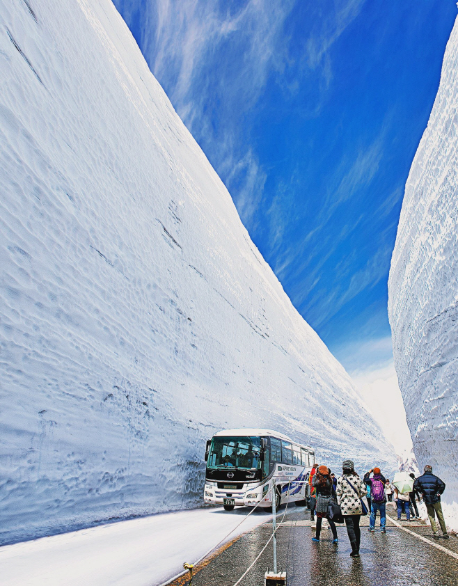 [출처=Tateyama Kurobe Alpine Route]일본_도야마현_알펜루트 설벽