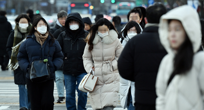 [포토]한파 특보내린 서울, 체감온도가 무려...