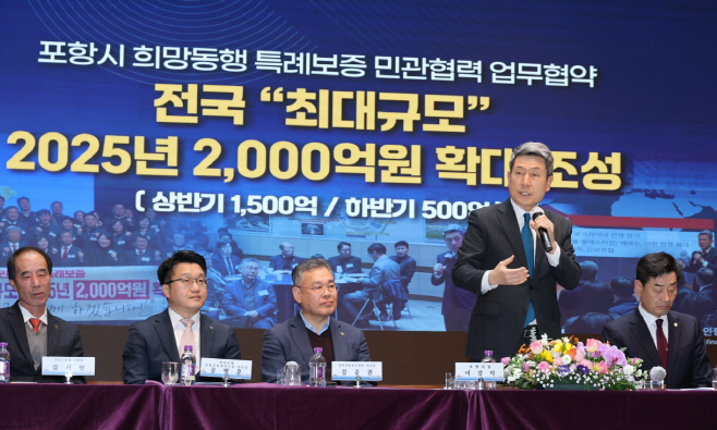 250224 포항 소상공인 지원을 위한 희망 신호탄 쐈다! 특례보증