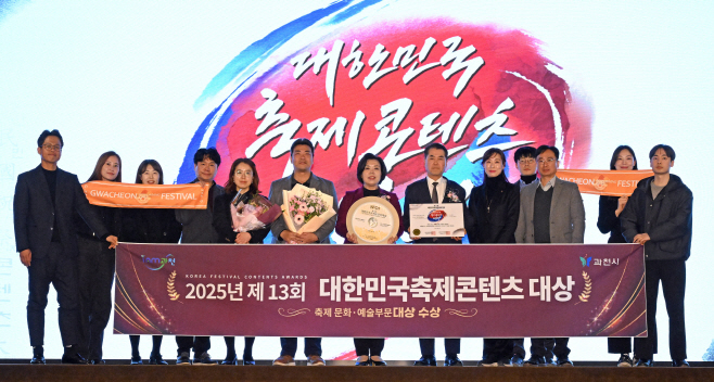 [포토] 과천공연예술축제, 대한민국축제콘텐츠대상 수상