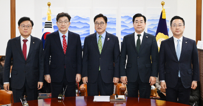 국회의장-양당 원내대표 회동