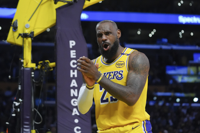 Pelicans Lakers Basketball <YONHAP NO-6487> (AP)