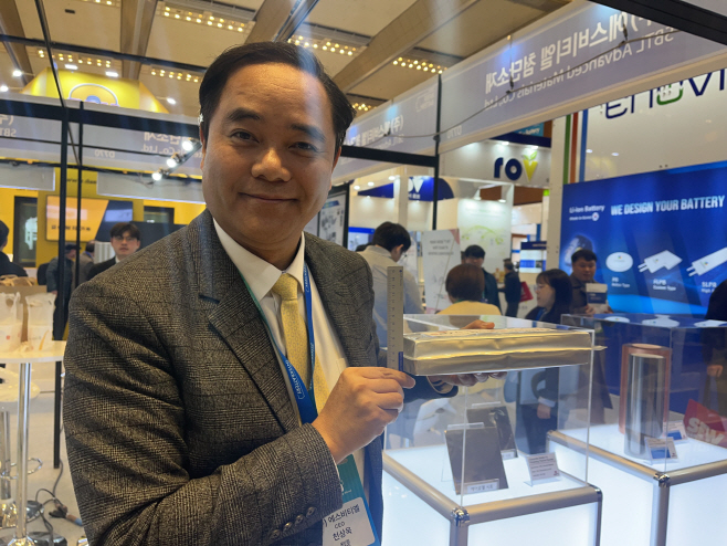 [인터배터리 2025] 천상욱 에스비티엘첨단소재 대표 "전고체 특화 파우... - 뉴스 썸네일 이미지