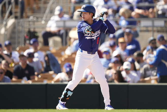 Cubs Dodgers Spring Training <YONHAP NO-2780> (AP)