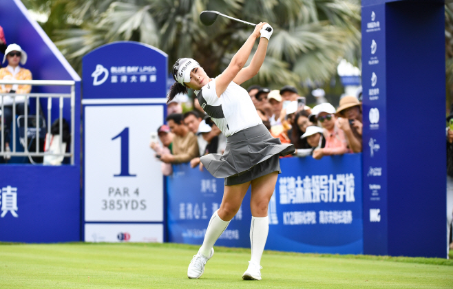 (SP)CHINA-LINGSHUI-GOLF-BLUE BAY LPGA (CN)