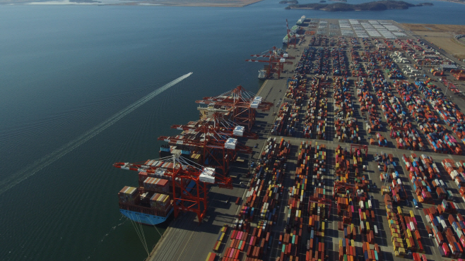 광양항 컨테이너부두 전경5