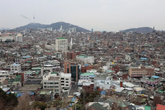 서울 용산구 한남4구역 일대 전경