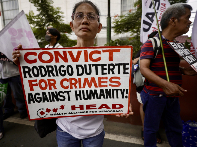 PHILIPPINES PROTEST <YONHAP NO-2797> (EPA)