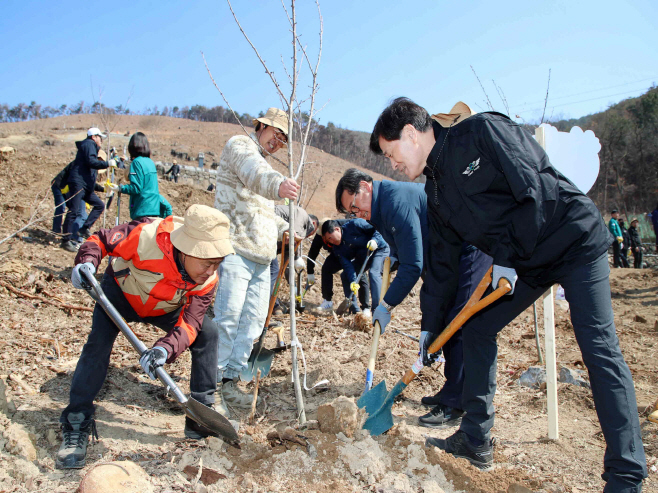 20250320-밀양시, 제80회 식목일 나무 심기 행사 개최(1)