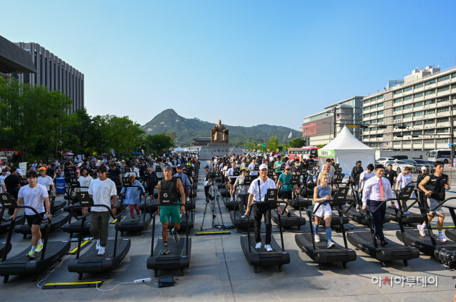 [포토] 오세훈 시장, 손목닥터9988 100만 참여 기념행사 참석