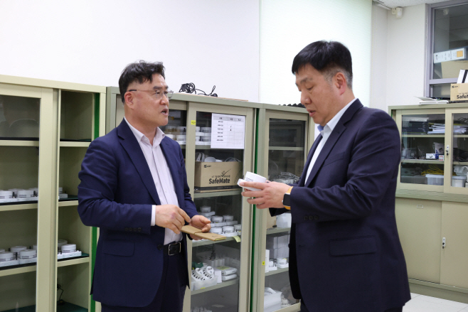 김영신 기정원 원장, 화원 정량화 특허기업 ‘엘디티’ 방문