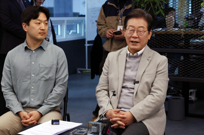 이재명, 퓨리오사AI 방문