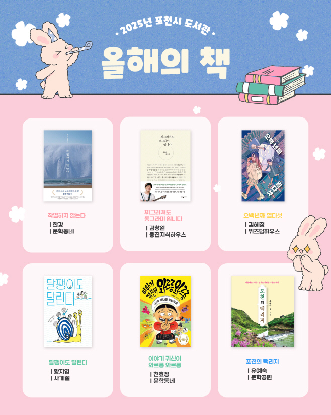 1 “포천시민이 뽑은 책은”…2025 올해의 책 6권 선정