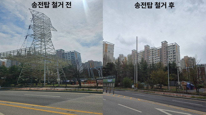 송전탑 전-후