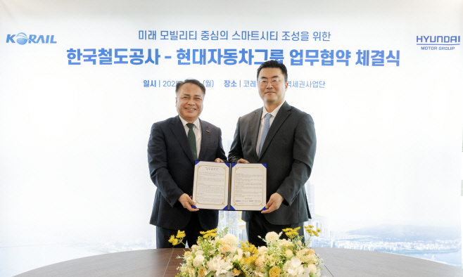 250422 현대차그룹, 한국철도공사와 MOU 체결 (사진1)