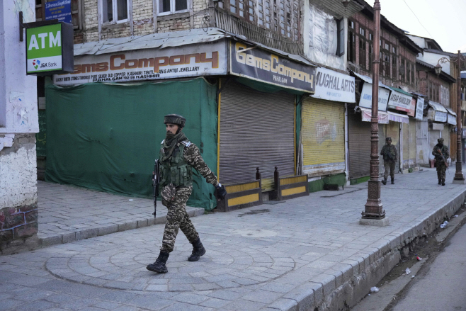 India Kashmir Attack <YONHAP NO-3382> (AP)