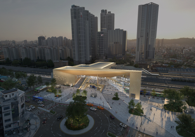 교통정책과(천안역 증개축 사업 조감도)