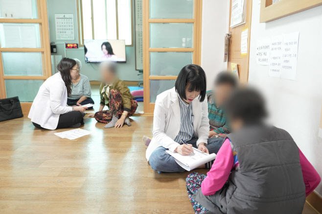 산불피해 이재민 재난심리상담실 운영