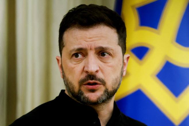 UKRAINE-CRISIS/ZELENSKIY <YONHAP NO-0579> (REUTERS)
