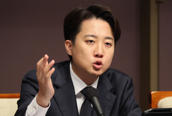 이준석 후보, 관훈토론회 발언<YONHAP NO-3795>