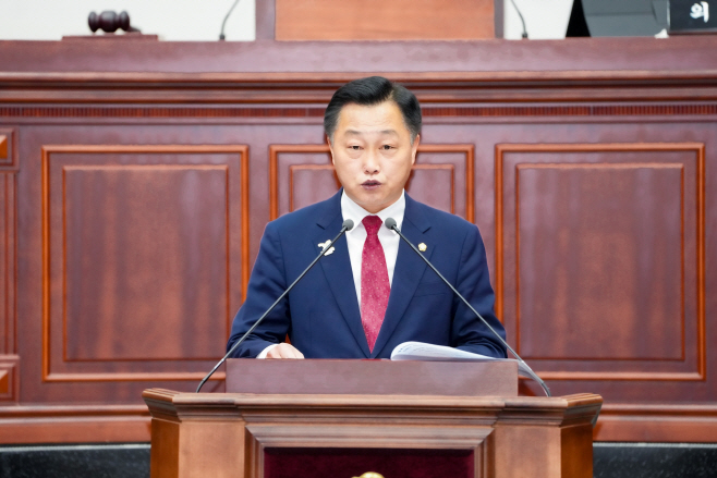 [사진]제290회 임시회 제2차 본회의 5분 자유발언 1