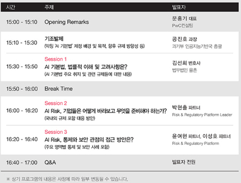 프로그램_AI 기본법, 기업의 대응 전략 세미나