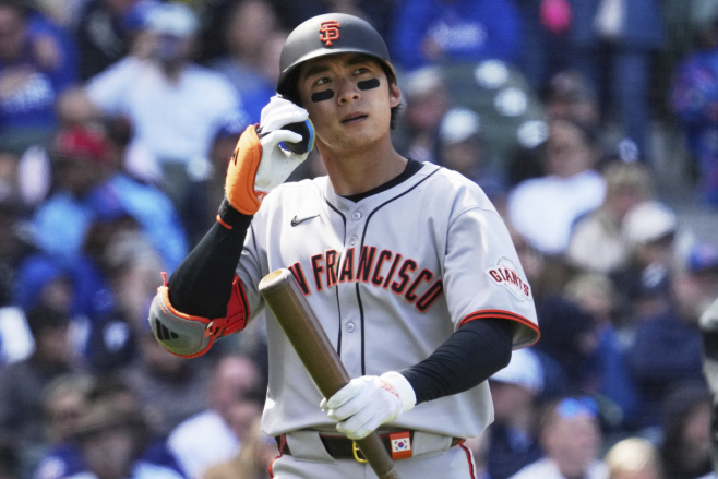 Giants Cubs Baseball <YONHAP NO-1811> (AP)