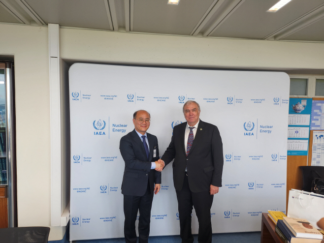 250509 (사진) 이창윤 제1차관 IAEA 사무차장 면담